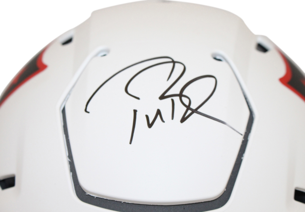 Tom Brady Signed New England Patriots Lunar SpeedFlex Helmet FAN