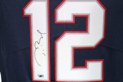 Tom Brady Signed New England Patriots Blue Nike Limited L Jersey FAN