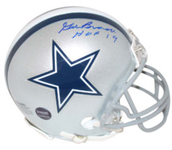 Gil Brandt Autographed/Signed Dallas Cowboys Mini Helmet HOF Prova 23988