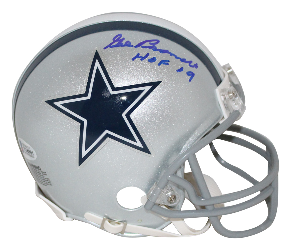 Gil Brandt Autographed/Signed Dallas Cowboys Mini Helmet HOF BAS 32180