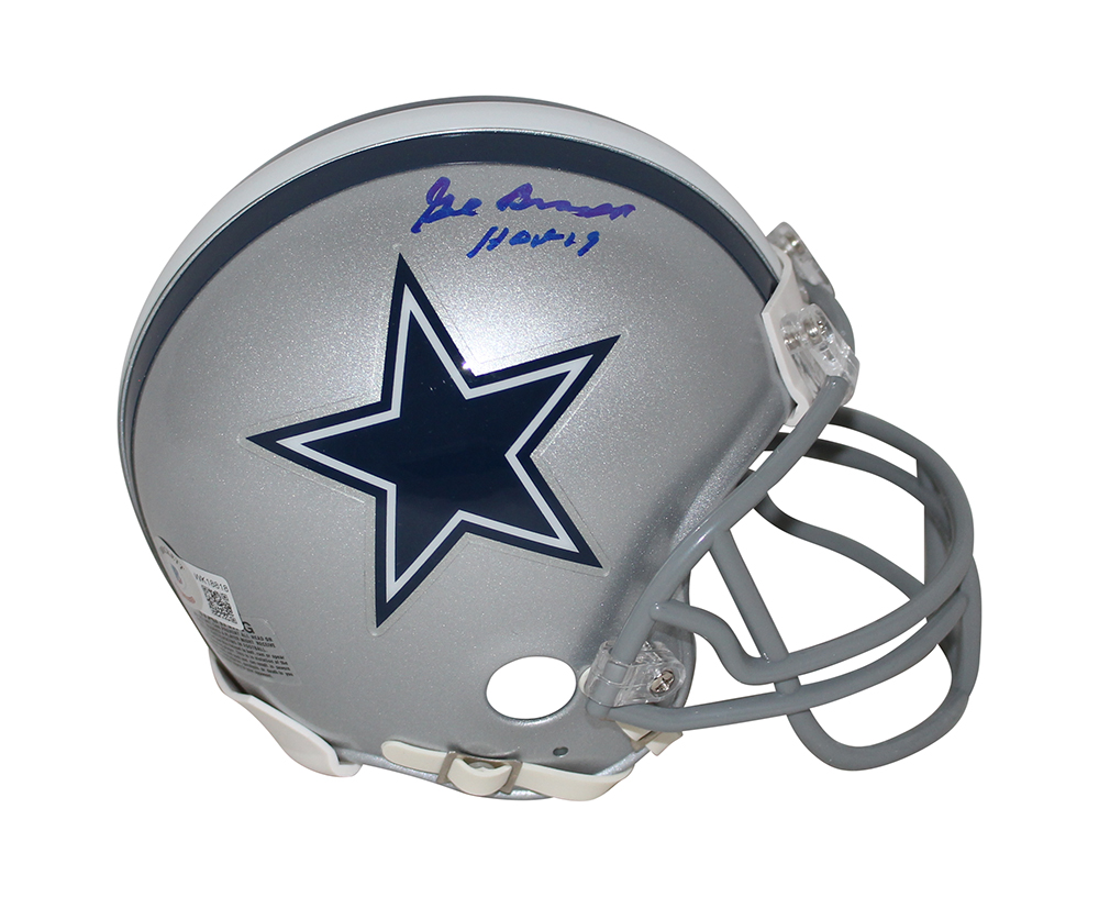 Gil Brandt Autographed/Signed Dallas Cowboys VSR4 Mini Helmet HOF BAS