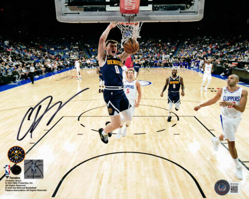 Christian Braun Autographed/Signed Denver Nuggets 8x10 Photo Beckett