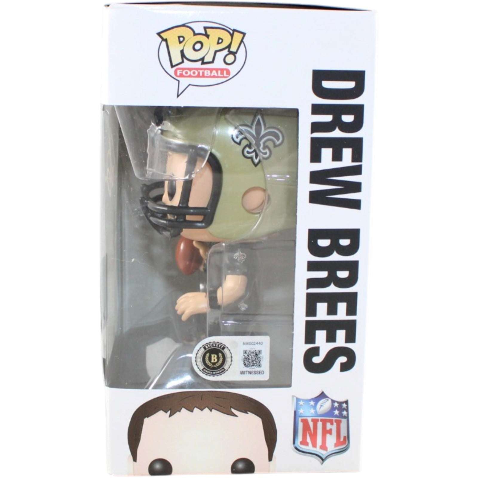 Drew Brees Autographed/Signed New Orleans Saints Funko #11 Beckett Witness 58691 1 Drew Brees Autographed/Signed New Orleans Saints Funko #11 Beckett Witness 58691