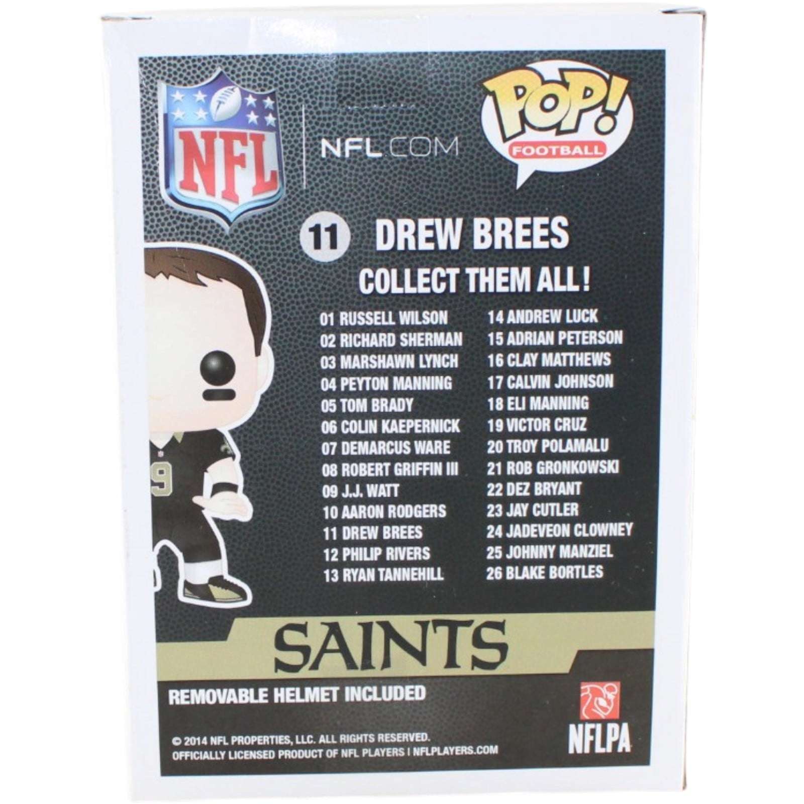 Drew Brees Autographed/Signed New Orleans Saints Funko #11 Beckett Witness 58691 2 Drew Brees Autographed/Signed New Orleans Saints Funko #11 Beckett Witness 58691