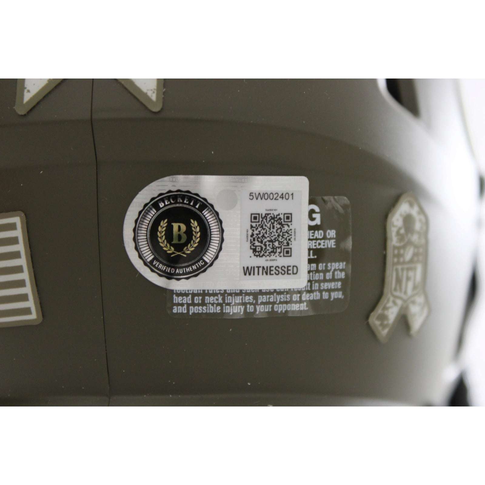 Drew Brees Autographed New Orleans Saints Mini Helmet STS 22 Beckett WIT 58683 4 Drew Brees Autographed New Orleans Saints Mini Helmet STS 22 Beckett WIT 58683