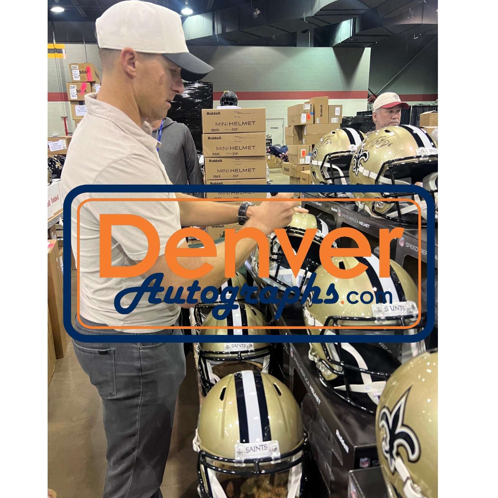 Drew Brees Autographed/Signed New Orleans Saints F/S Helmet Replica 58813 7 Drew Brees Autographed/Signed New Orleans Saints F/S Helmet Replica 58813