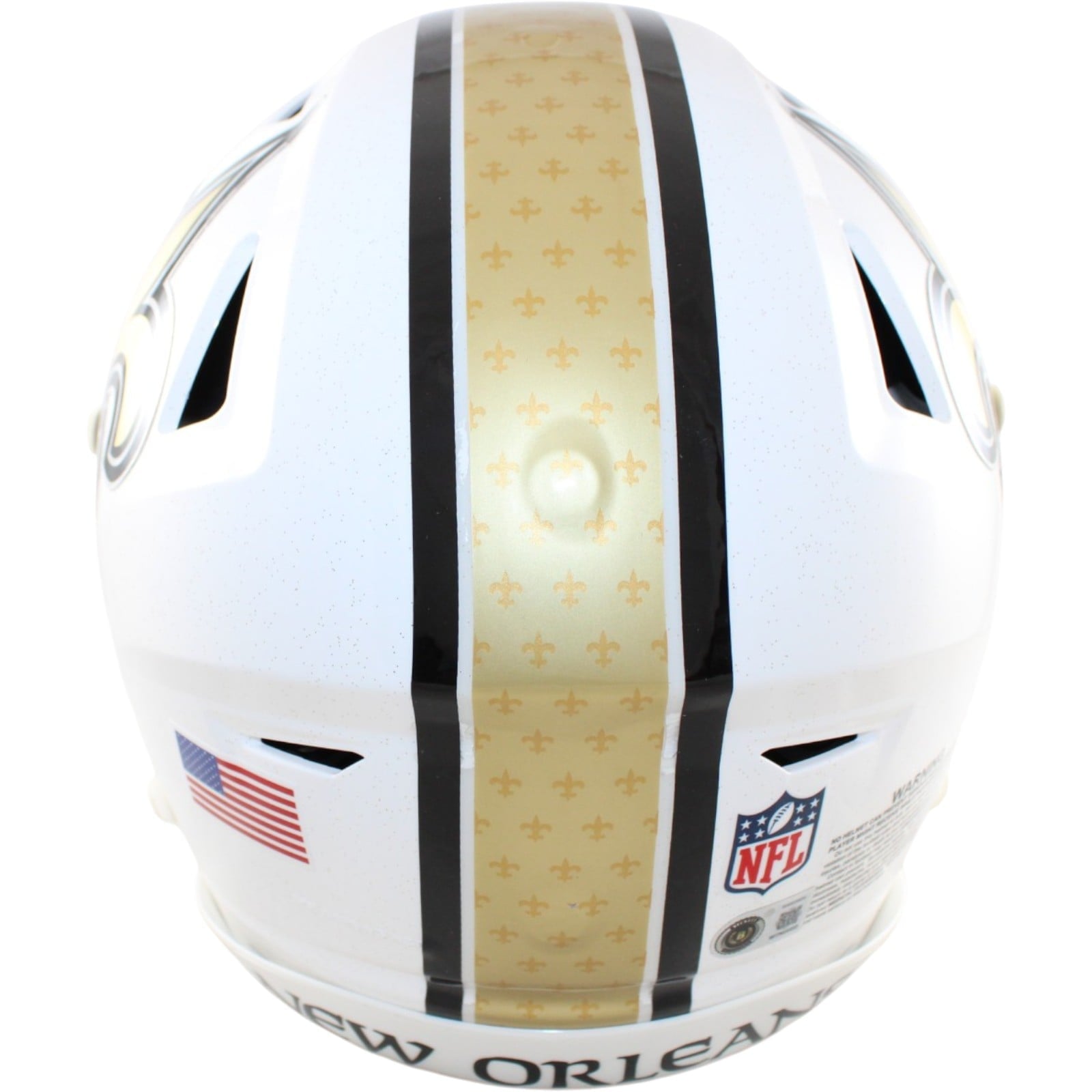 Drew Brees Signed New Orleans Saints SpeedFlex 25 Alt Helmet Beckett W 58498 3 Drew Brees Signed New Orleans Saints SpeedFlex 25 Alt Helmet Beckett W 58498