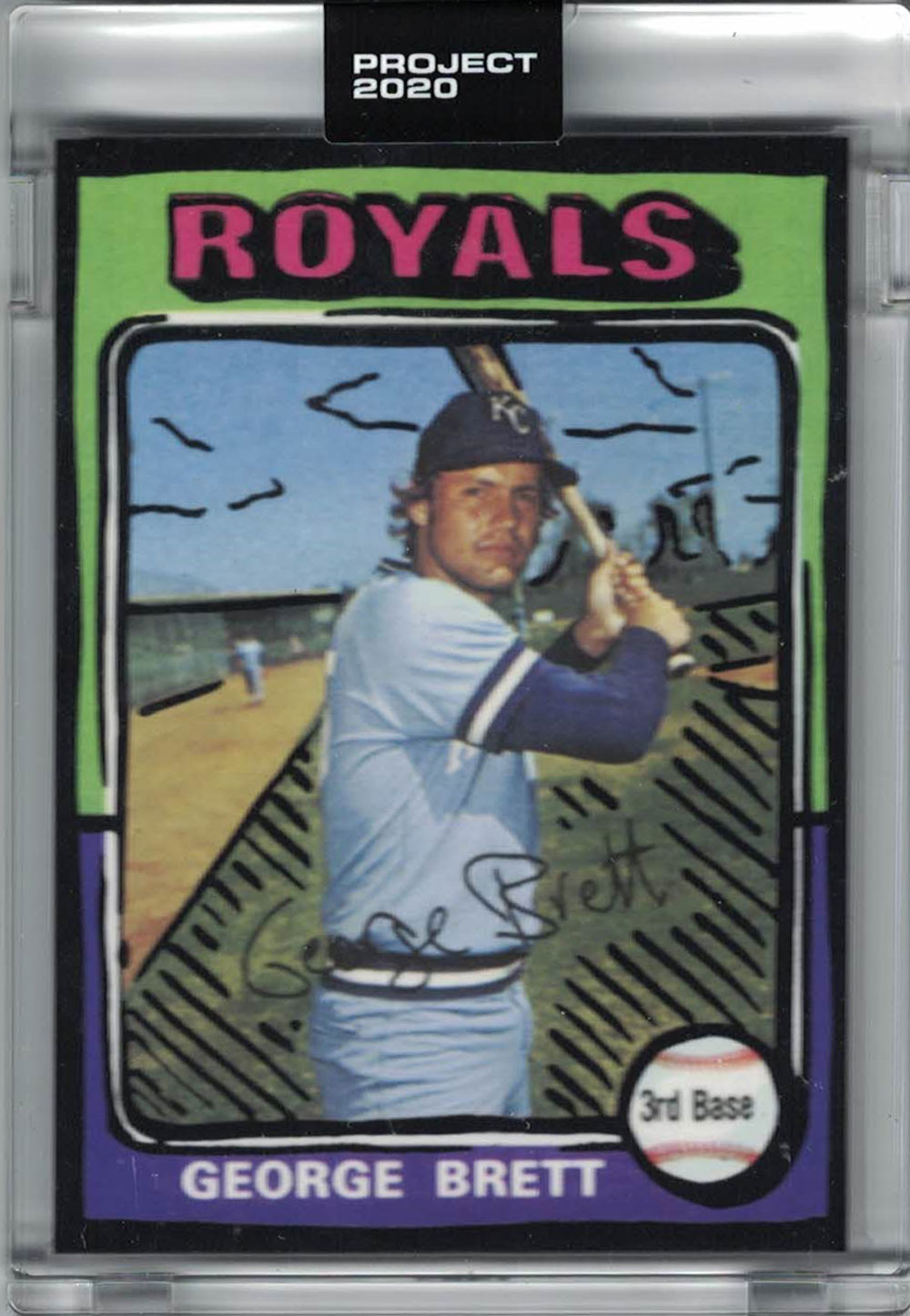 George Brett Kansas City Royals 2020 Topps Project #232 Artist Trading Card 28426