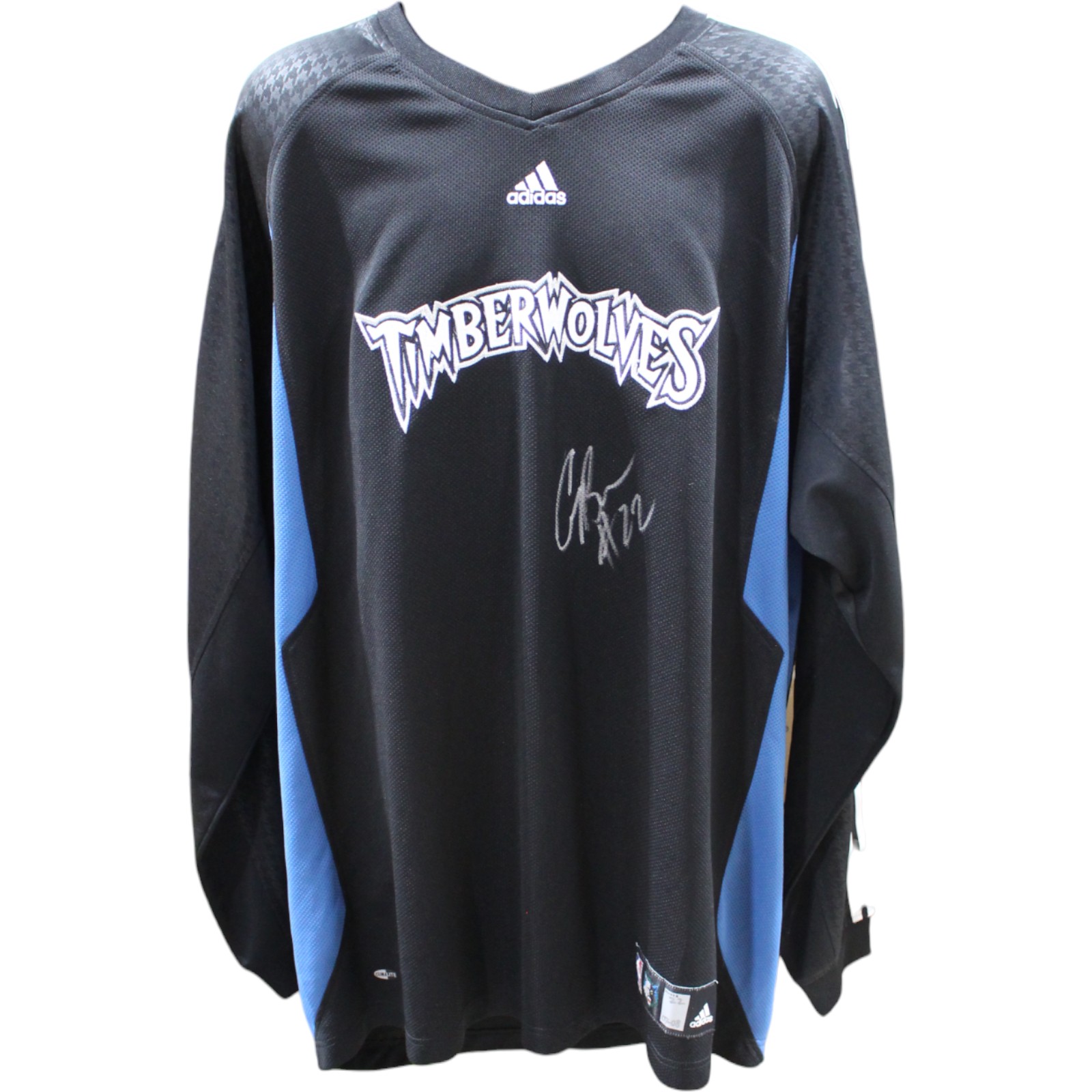 Cory Brewer Signed Game Used Dallas Mavericks Adidas 2XLT Black Warmup BAS 48661