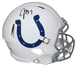Jacoby Brissett Autographed Indianapolis Colts Authentic Speed Helmet JSA 25729