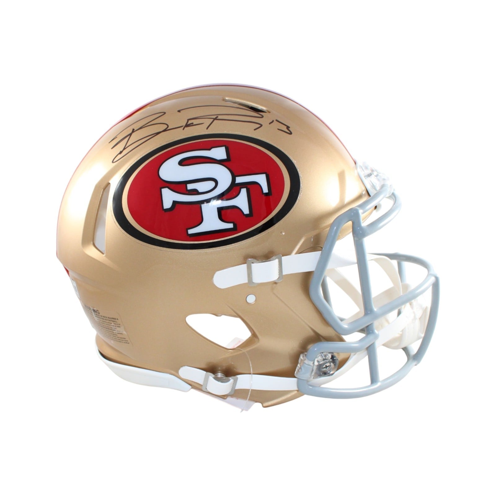 Brock Purdy Autographed/Signed San Francisco 49ers Helmet Proline Beckett 58553