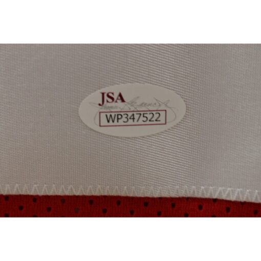 John Brodie Autographed/Signed Pro Style Red Jersey JSA 44091