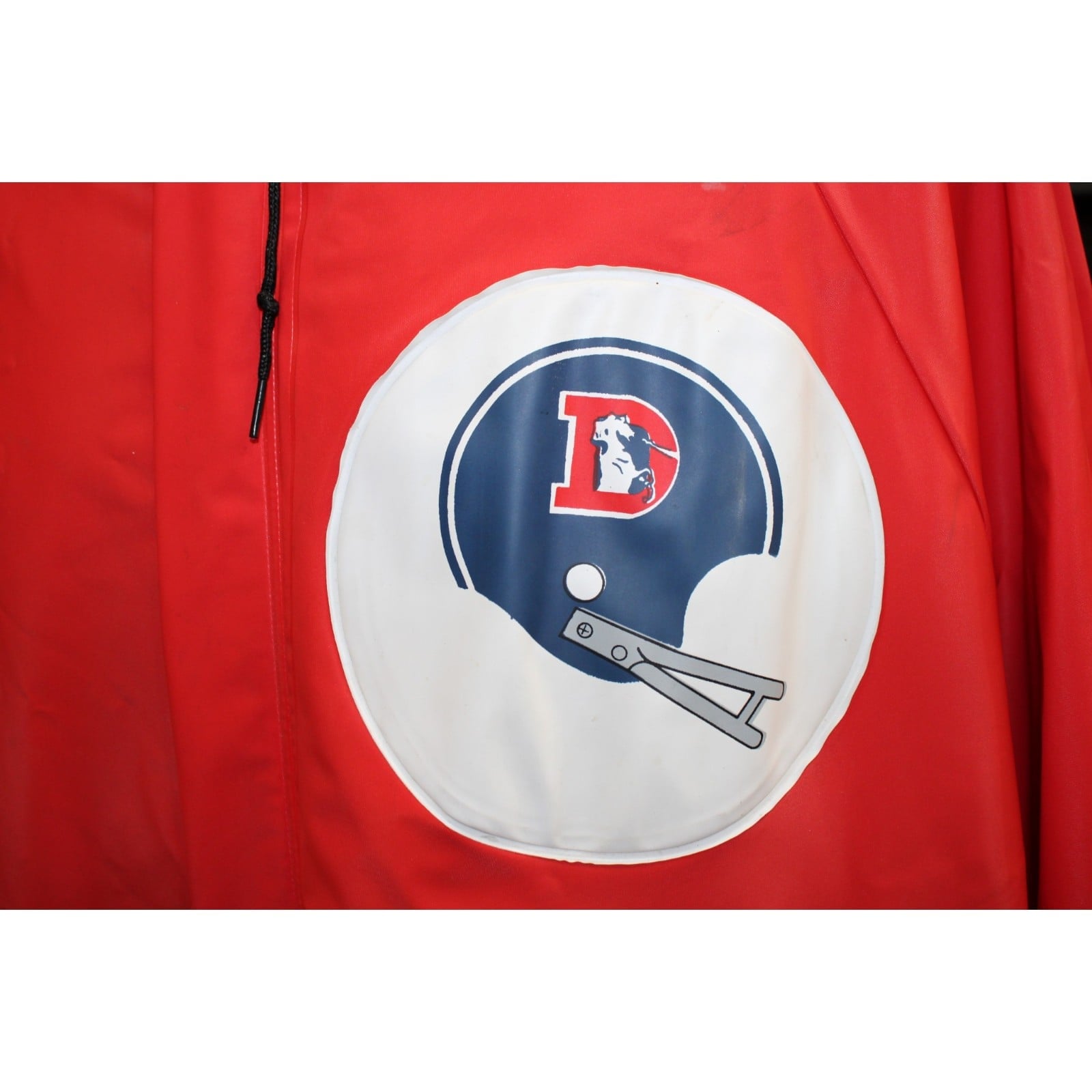 Denver Broncos Vintage 1980's Sideline Jacket Poncho Cape Size XL 58405 2 Denver Broncos Vintage 1980's Sideline Jacket Poncho Cape Size XL 58405