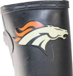 Denver Broncos Size 10 Rain/Snow Boots Tall Socks included New Never Worn 17751