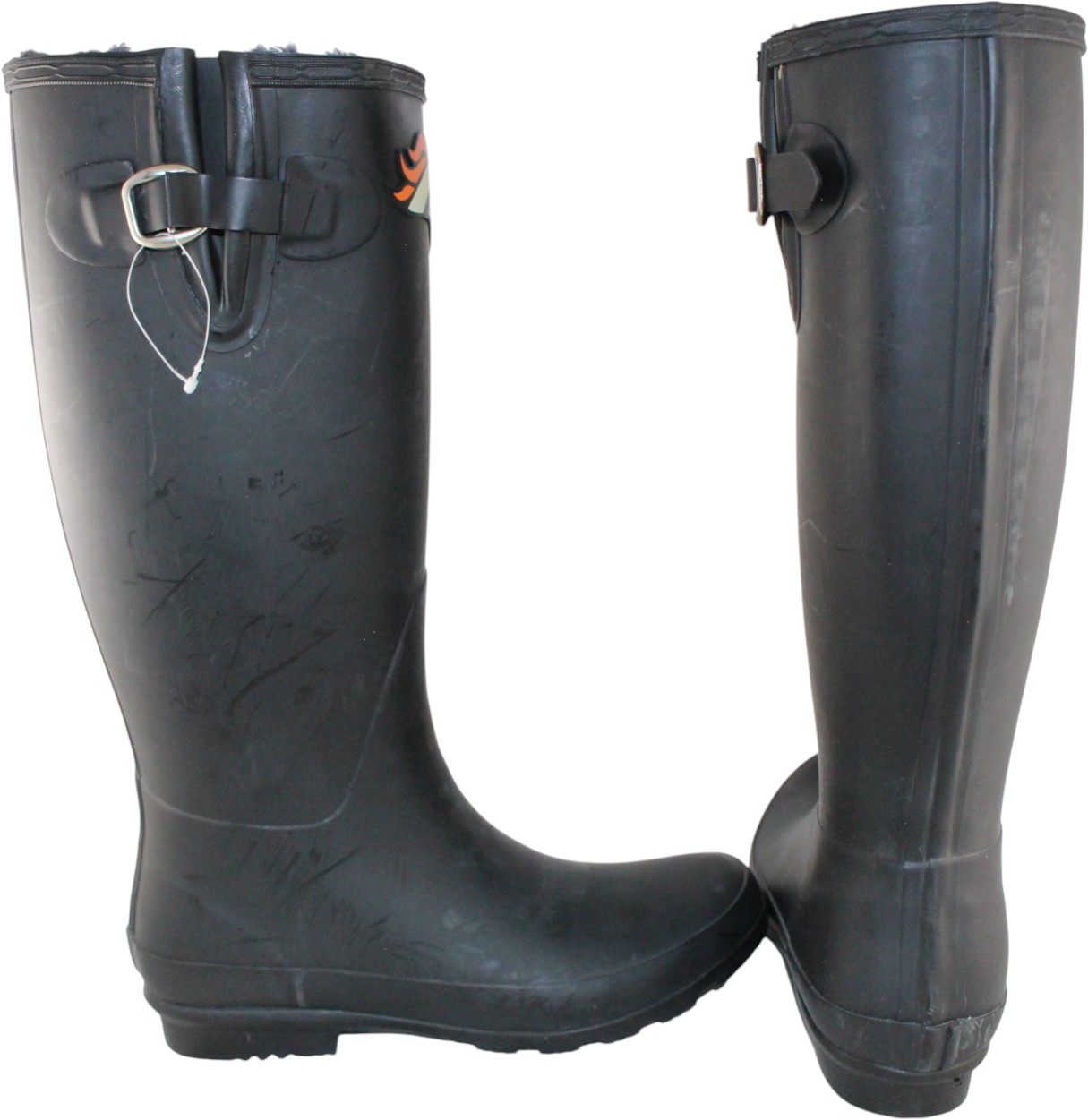 Denver Broncos Size 10 Rain/Snow Boots Tall Socks included New Never Worn 17751 3 Denver Broncos Size 10 Rain/Snow Boots Tall Socks included New Never Worn 17751