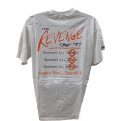 Denver Broncos "The Revenge Tour" 1997 White XL T-Shirt 45849
