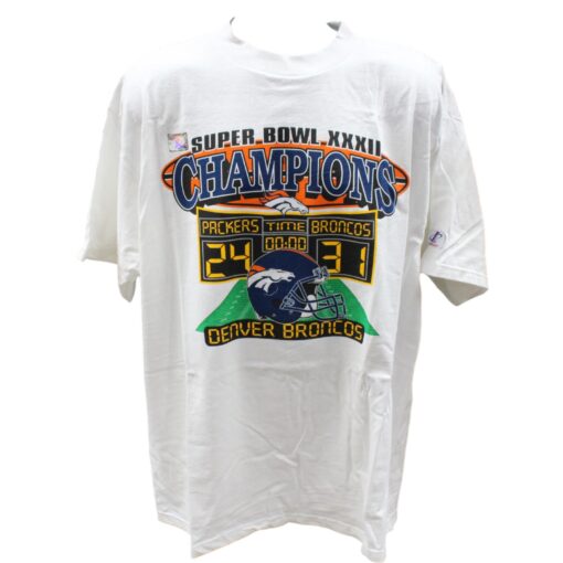 Denver Broncos Super Bowl XXXII Champs White XL T-Shirt 45859