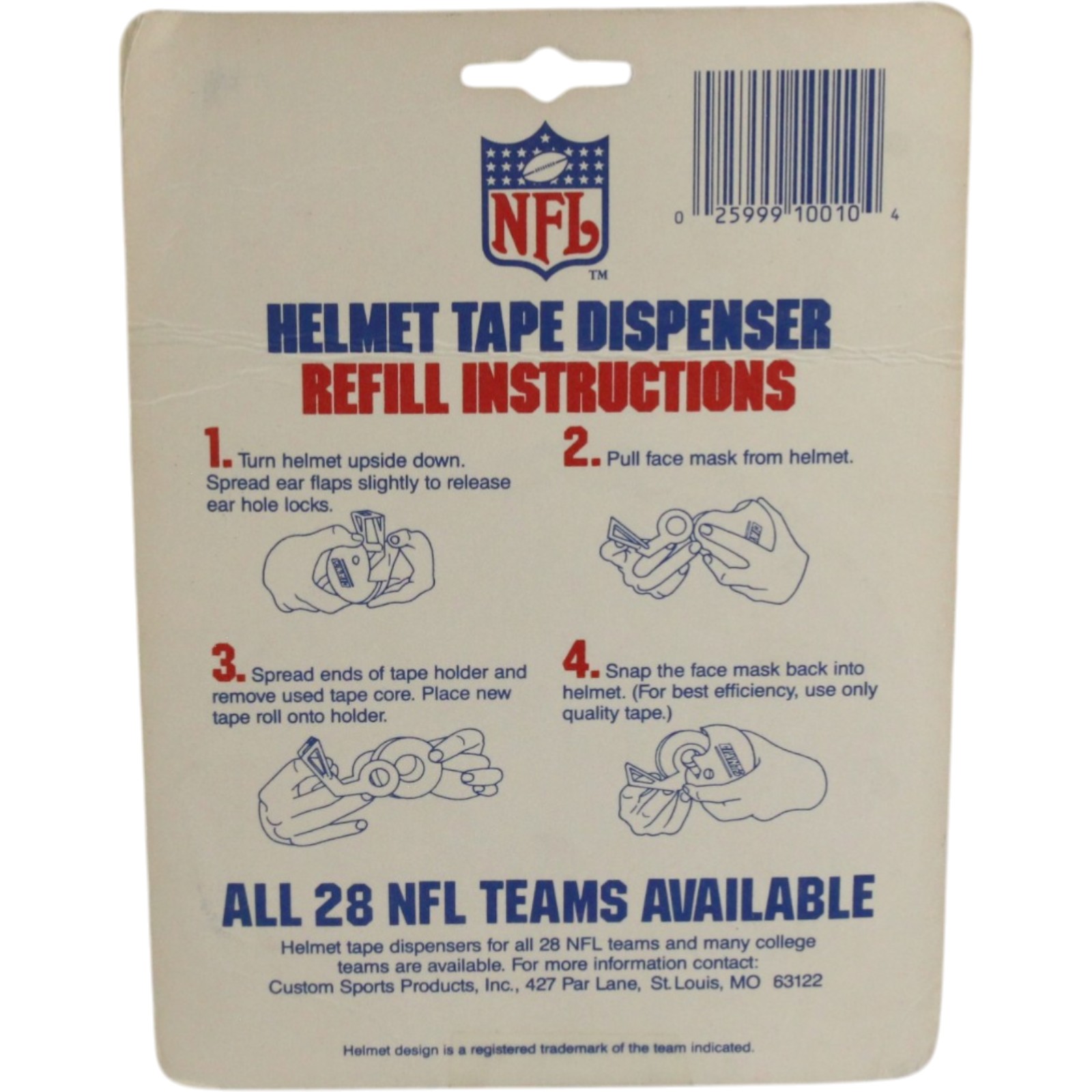 Denver Broncos Unopened Tape Dispenser Refillable 55319 2 Denver Broncos Unopened Tape Dispenser Refillable 55319