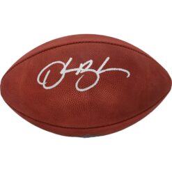 Derrick Brooks Autographed Tampa Bay Buccaneers Football AS IS Beckett 46420