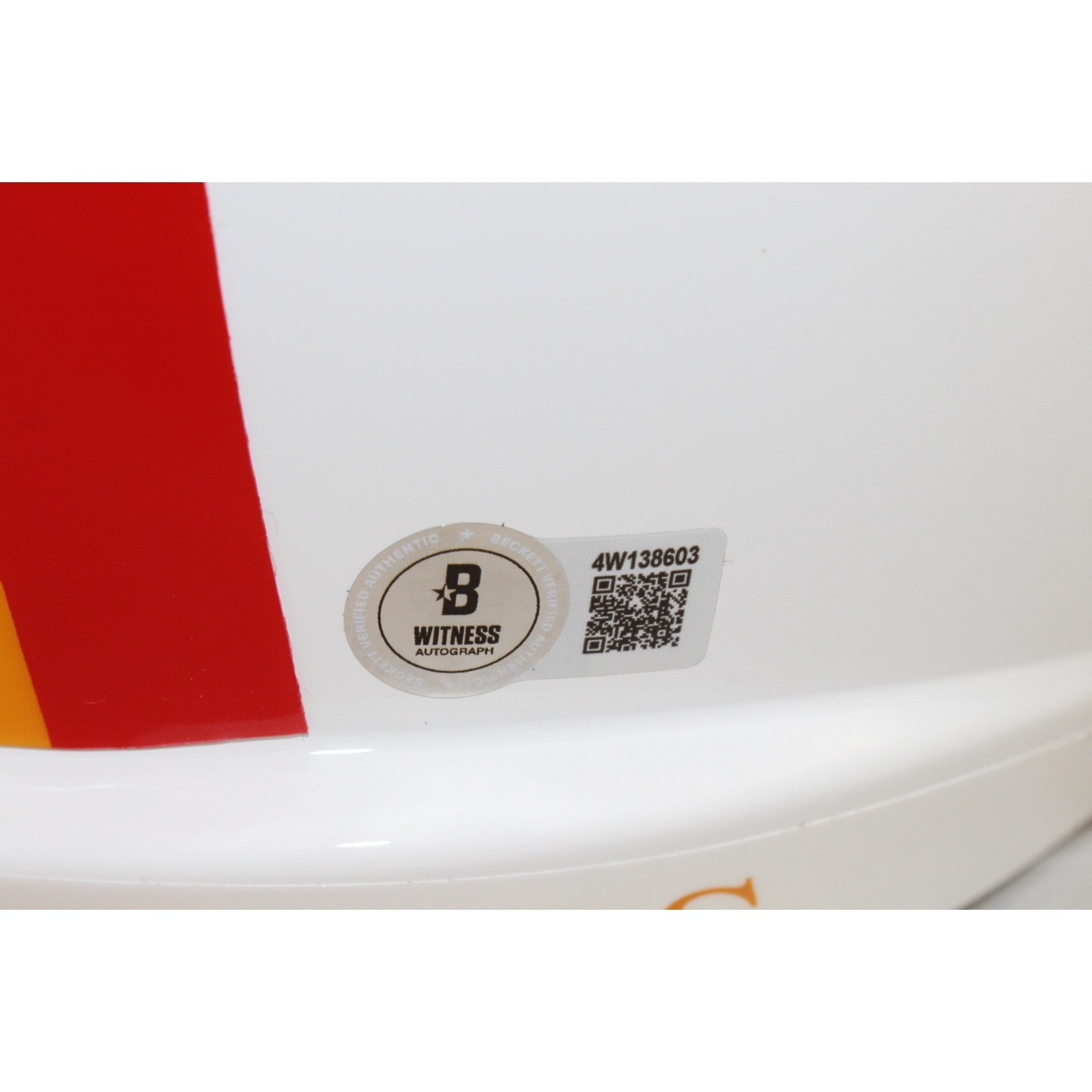 Derrick Brooks Signed Tampa Bay Buccaneers F/S TB Helmet 2 Insc Derrick Brooks Signed Tampa Bay Buccaneers F/S TB Helmet 2 Insc. Beckett 54044