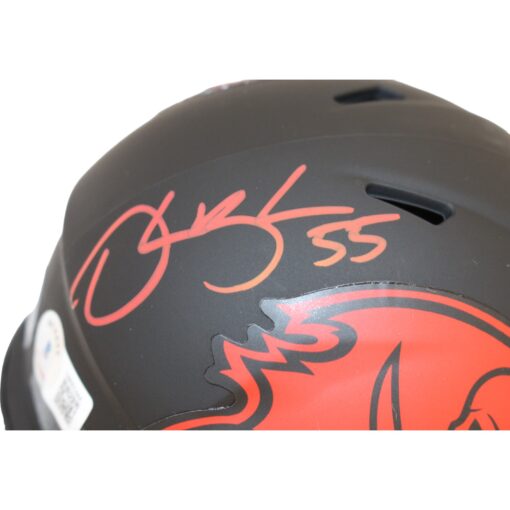 Derrick Brooks Signed Tampa Bay Buccaneers Eclipse Mini Helmet Beckett