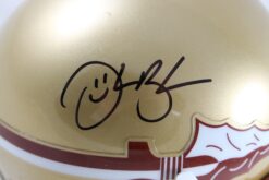 Derrick Brooks Autographed/Signed Florida State Mini Helmet Beckett WIT 54757