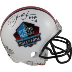 Derrick Brooks Autographed/Signed VSR4 Hall of Fame Mini Helmet Beckett 54749