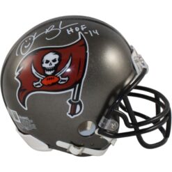 Derrick Brooks Signed Tampa Bay Buccaneers VSR4 TB Mini Helmet Beckett 54753