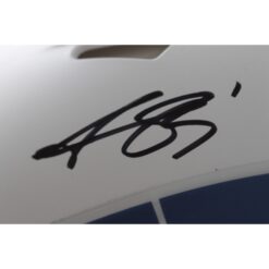 AJ Brown Signed New England Patriots Pro Rivalries Helmet Beckett WIT 57976