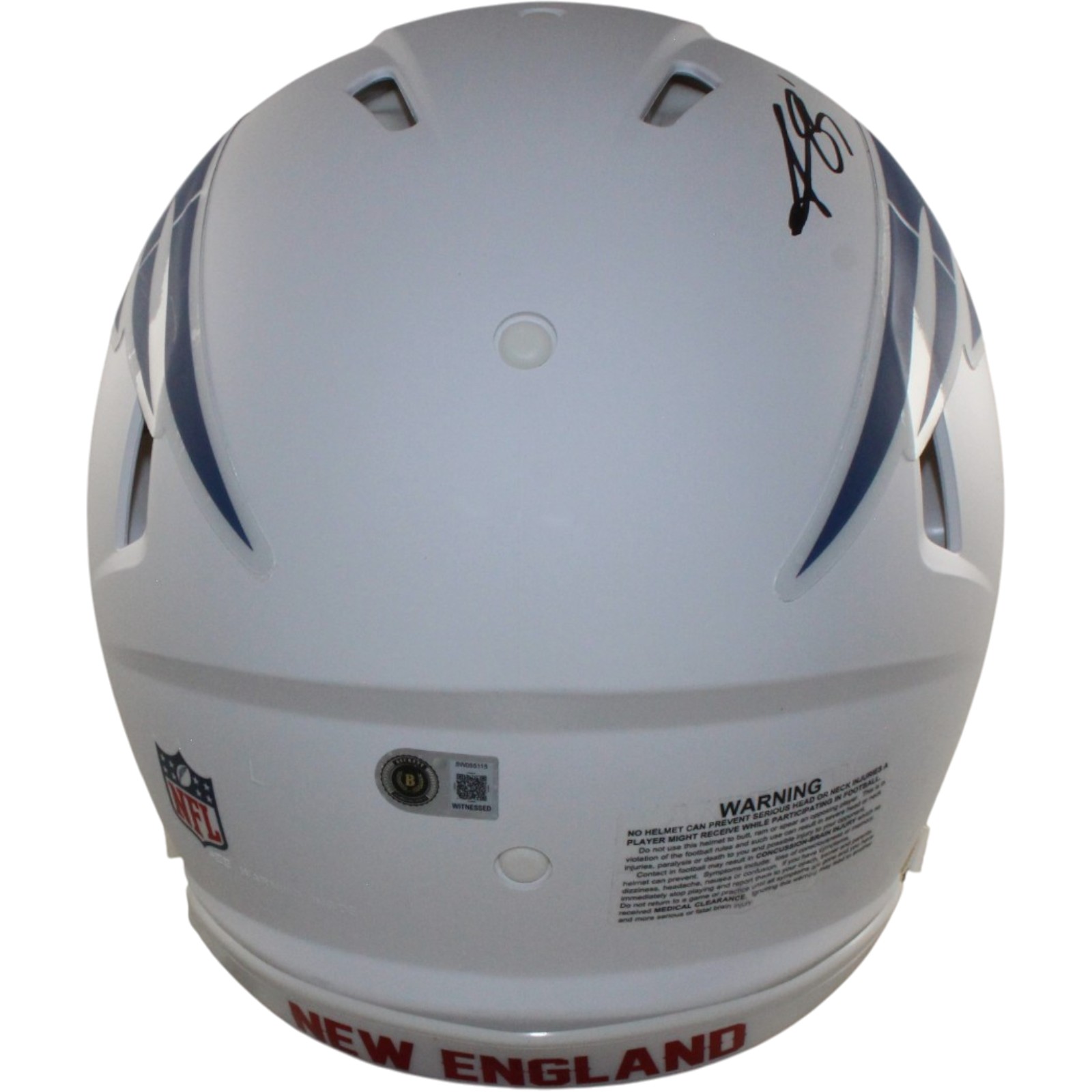 AJ Brown Signed New England Patriots Pro Rivalries Helmet Beckett WIT 57976 3 AJ Brown Signed New England Patriots Pro Rivalries Helmet Beckett WIT 57976