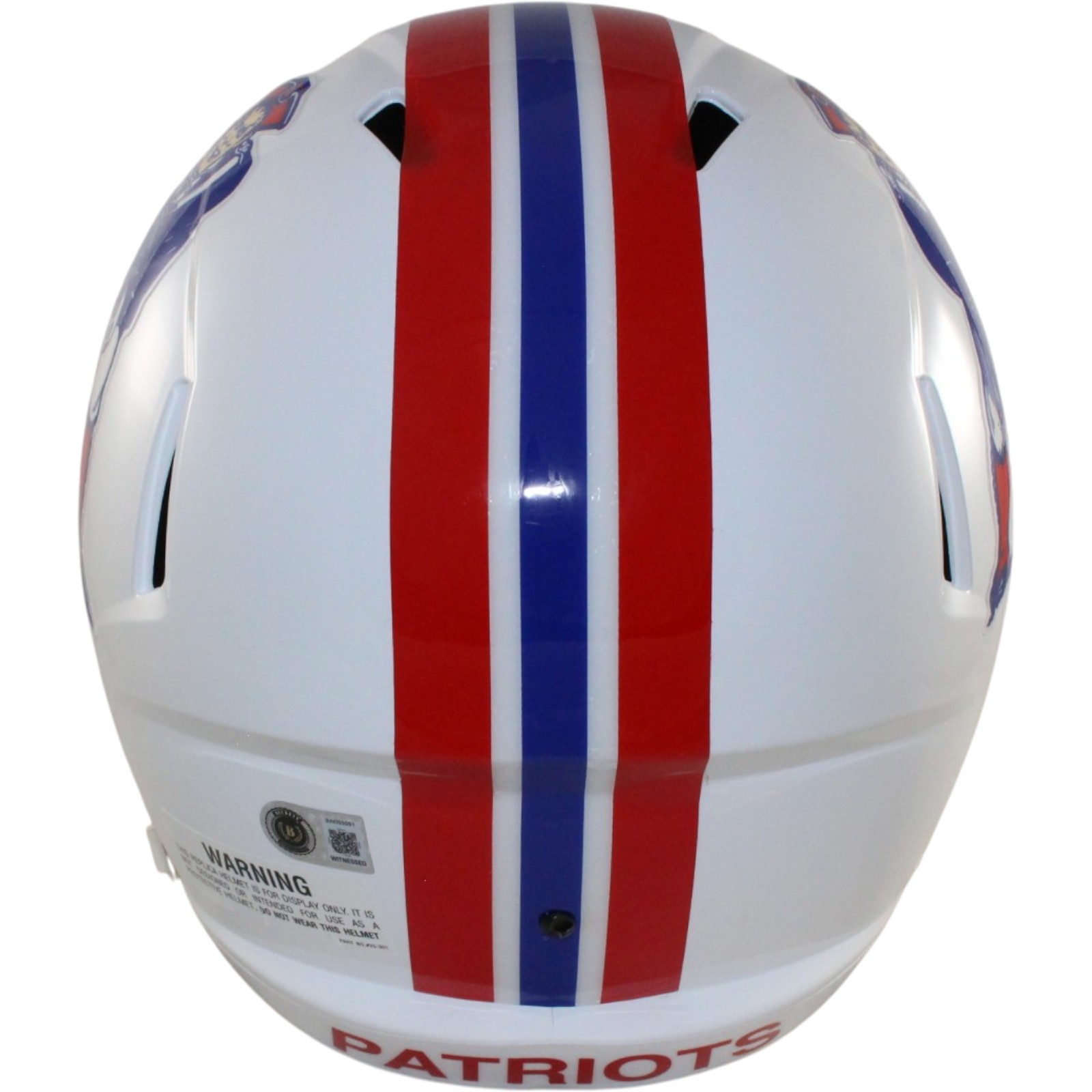 AJ Brown Signed New England Patriots F/S 82-89 TB Helmet Beckett WIT 57978 3 AJ Brown Signed New England Patriots F/S 82-89 TB Helmet Beckett WIT 57978