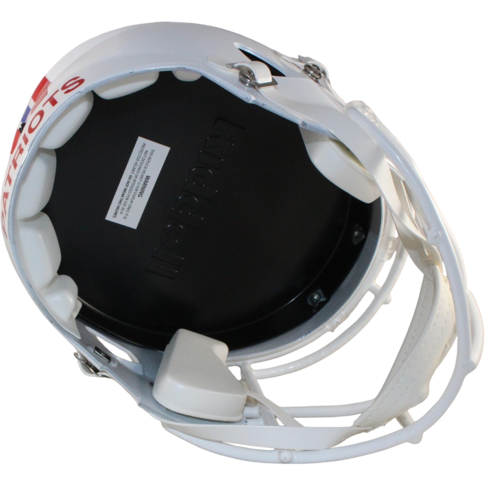 AJ Brown Signed New England Patriots F/S 82-89 TB Helmet Beckett WIT 57978 4 AJ Brown Signed New England Patriots F/S 82-89 TB Helmet Beckett WIT 57978