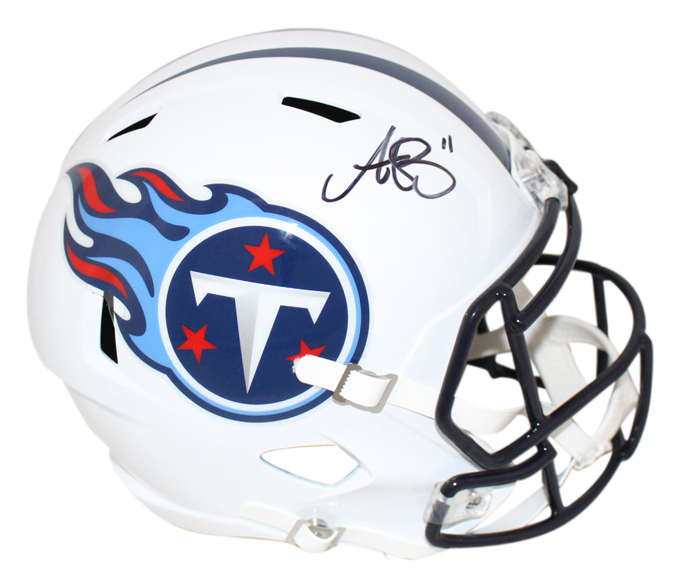 AJ Brown Autographed Tennessee Titans F/S 1999-17 Speed Helmet BAS