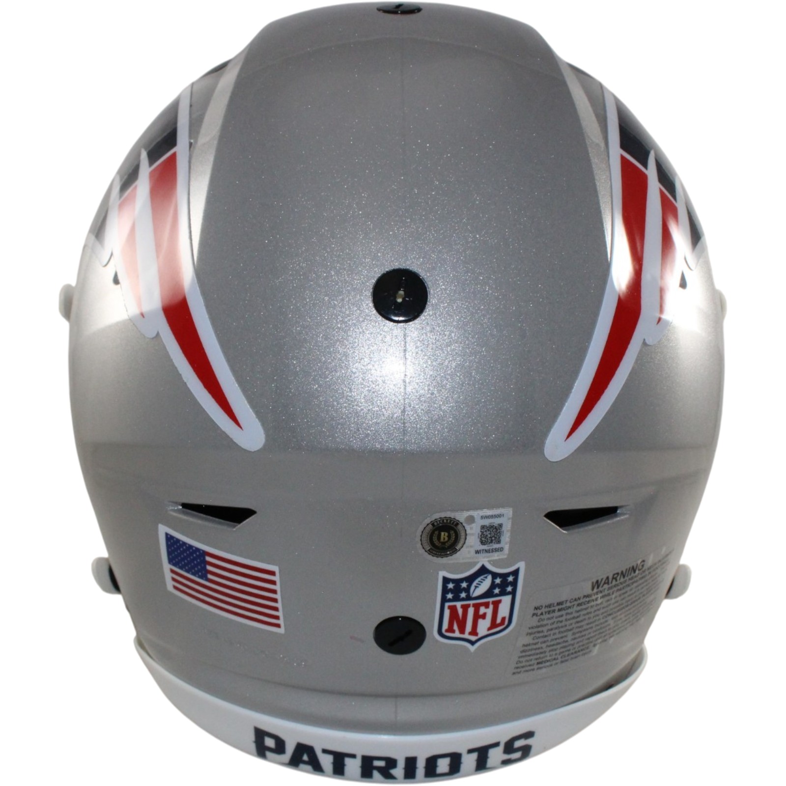 AJ Brown Autographed New England Patriots SpeedFlex Helmet Beckett WIT 57981 3 AJ Brown Autographed New England Patriots SpeedFlex Helmet Beckett WIT 57981