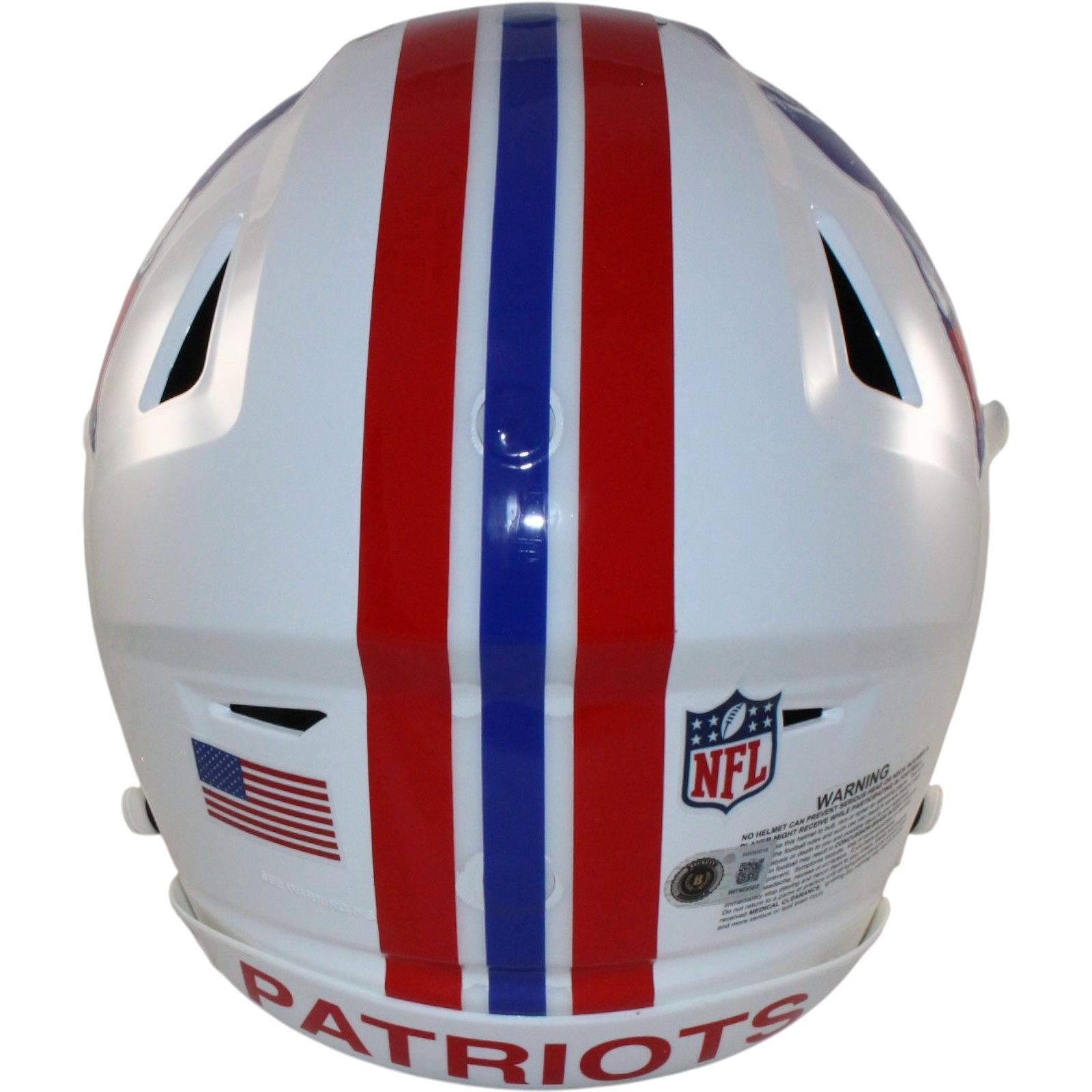 AJ Brown Signed New England Patriots SpeedFlex 82-89 TB Helmet Beckett WIT 57983 3 AJ Brown Signed New England Patriots SpeedFlex 82-89 TB Helmet Beckett WIT 57983