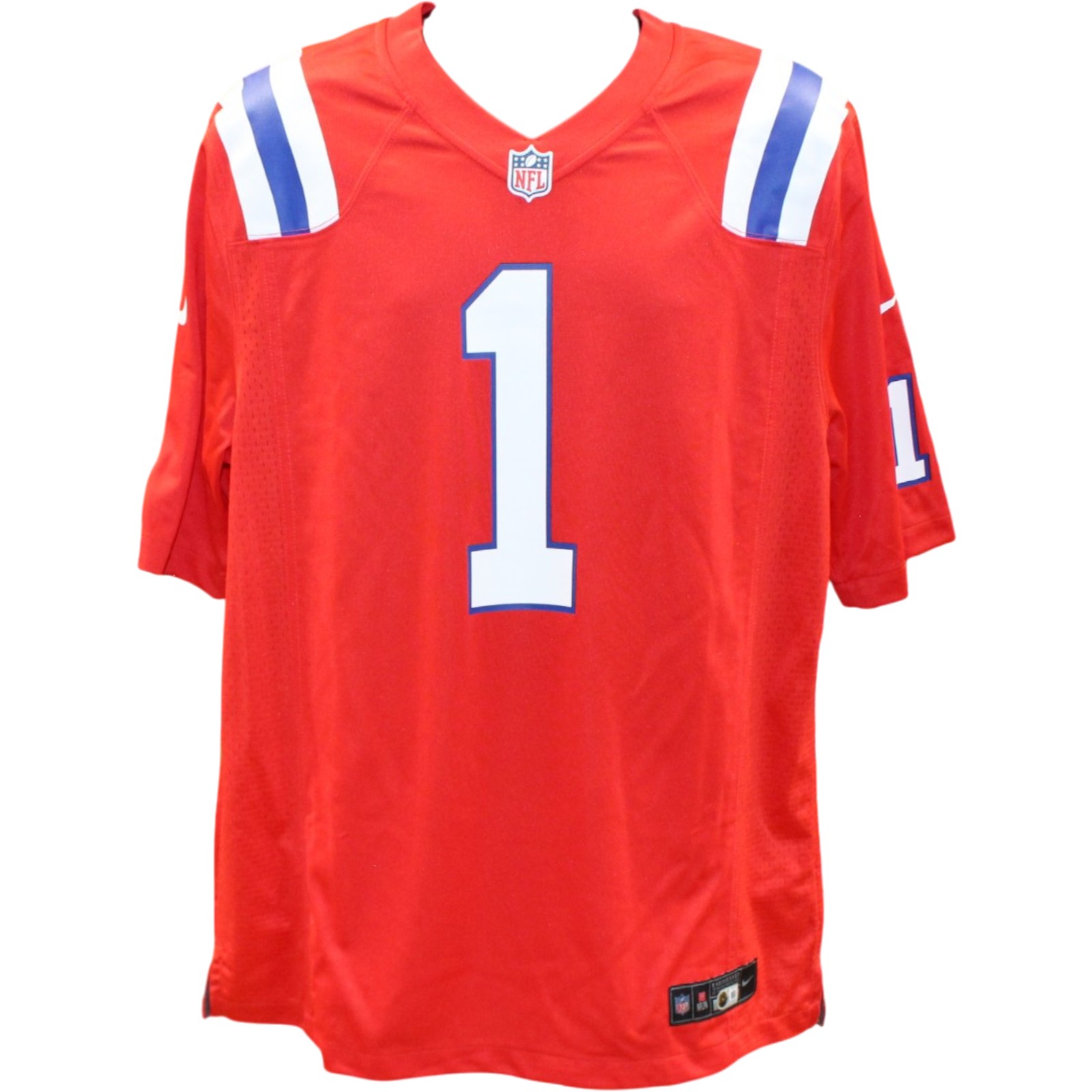 AJ Brown Autographed New England Patriots Nike Size L Jersey Beckett WIT 57963 3 AJ Brown Autographed New England Patriots Nike Size L Jersey Beckett WIT 57963