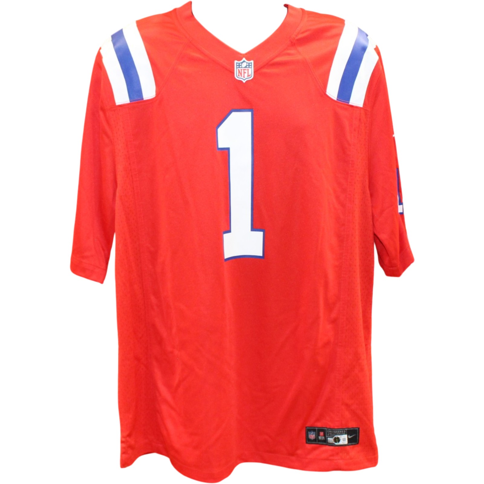 AJ Brown Autographed New England Patriots Nike Size XL Jersey Beckett WIT 57959 3 AJ Brown Autographed New England Patriots Nike Size XL Jersey Beckett WIT 57959
