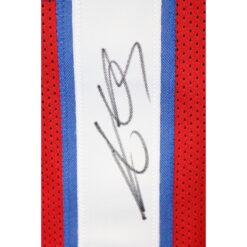 AJ Brown Autographed/Signed Pro Style Sz XL Red Jersey Beckett Witnessed 57961