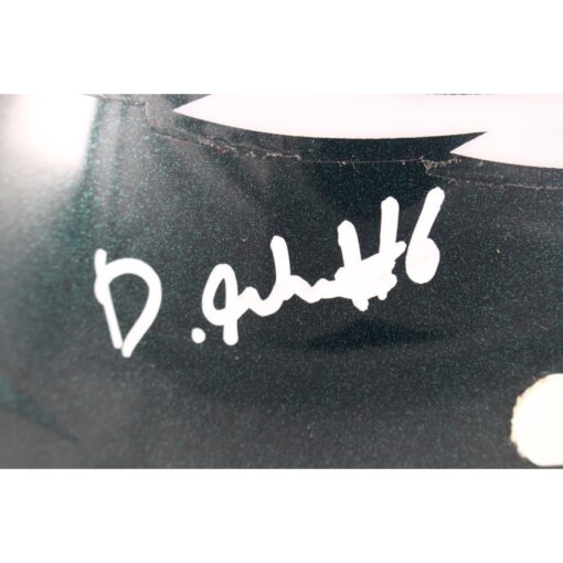 AJ Brown Devonta Smith Signed Philadelphia Eagles Authentic Helmet Beckett 50178