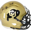 Chad Brown Autographed/Signed Colorado Buffaloes Mini Helmet BAS 24889