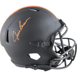 Jim Brown Autographed/Signed Cleveland Browns F/S Eclipse Helmet JSA 50156