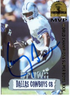 Larry Brown Autographed Dallas Cowboys 1996 Collector's Edge #DCA-10 Card 55974