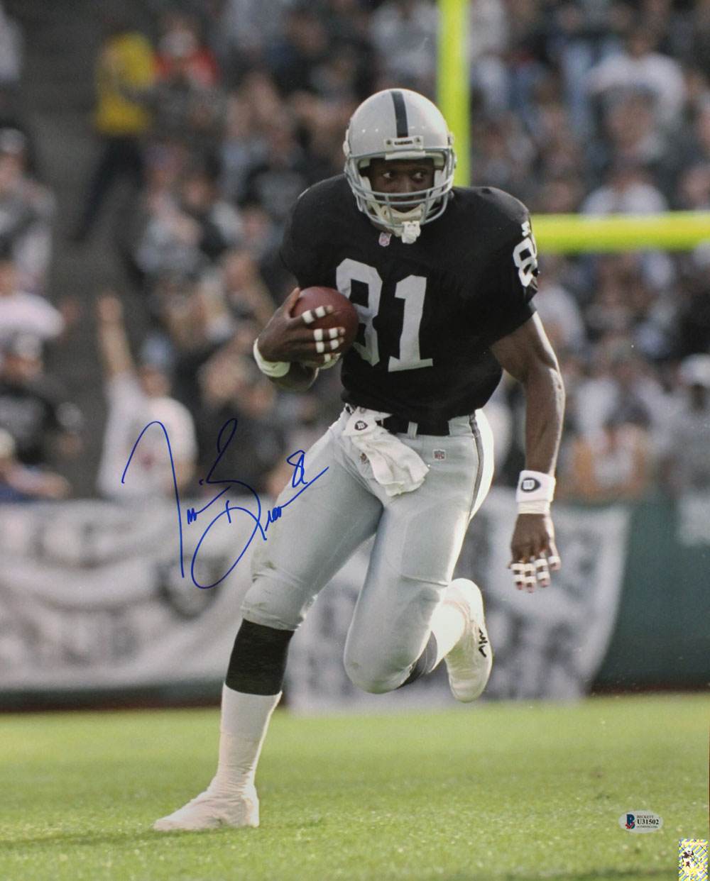 Tim Brown Autographed/Signed Oakland Raiders 16x20 Photo BAS 29037