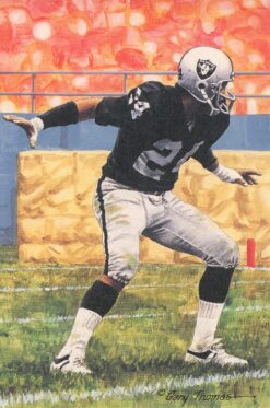 Willie Brown Oakland Raiders Goal Line Art Card Series 4 No. 96 LE /5000 58045