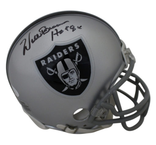 Willie Brown Autographed/Signed Oakland Raiders Mini Helmet HOF JSA 24541