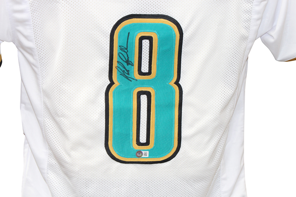 Mark Brunell Signed Jacksonville Jaguars Pro Style White XL Jersey BAS