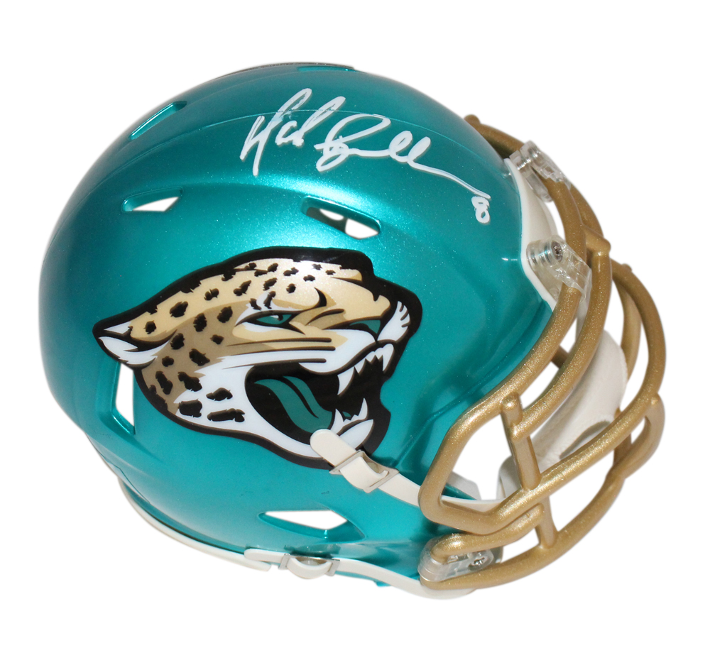 Mark Brunell Signed Jacksonville Jaguars flash Mini Helmet Beckett 