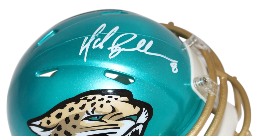 Mark Brunell Signed Jacksonville Jaguars flash Mini Helmet Beckett