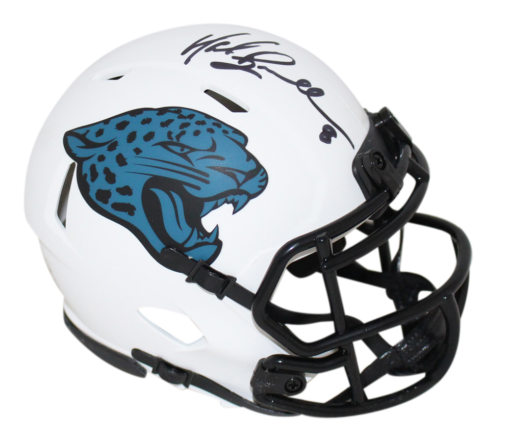 Mark Brunell Autographed Jacksonvile Jaguars Lunar Mini Helmet BAS 32482