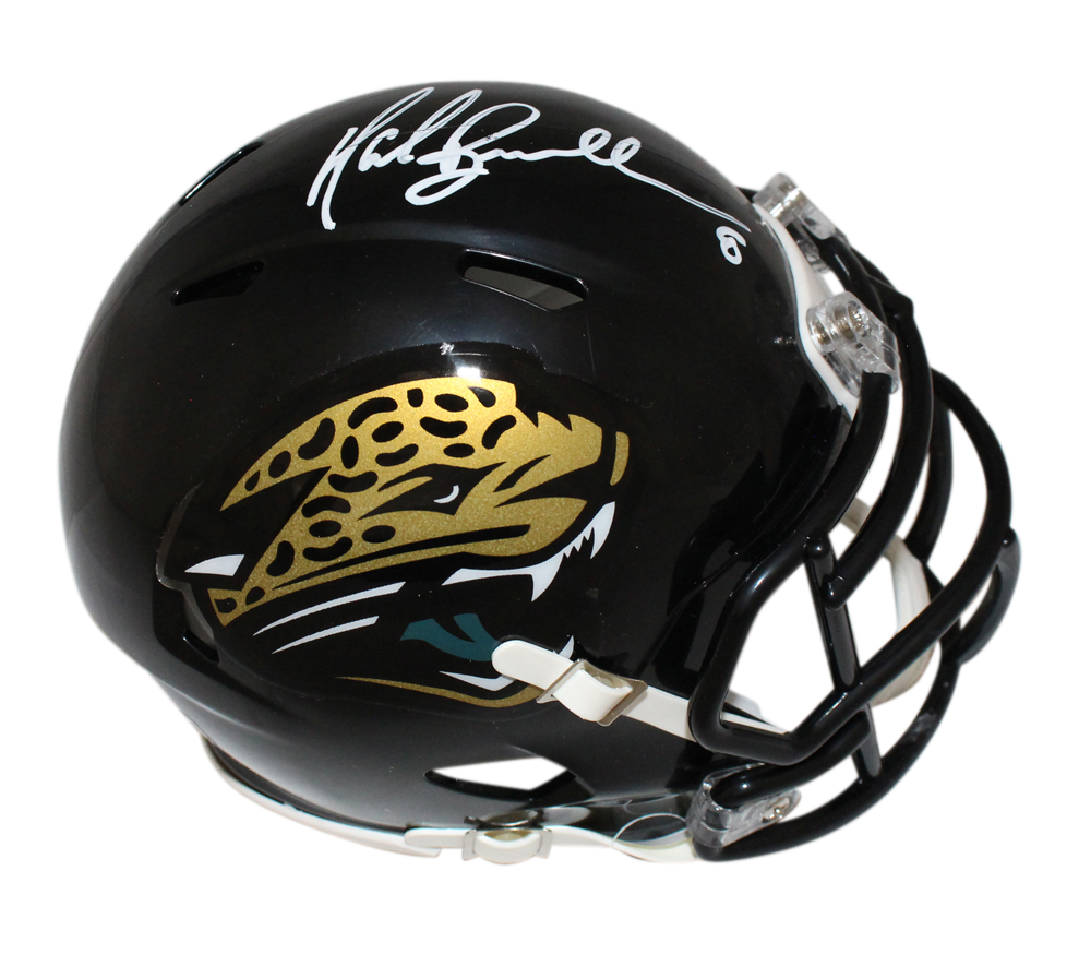 Mark Brunell Signed Jacksonville Jaguars TB '95-'12 Mini Helmet Beckett
